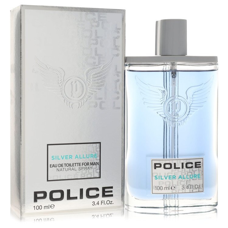 Police Contemporary Silver Allure by Police Colognes Eau De Toilette Spray 3.4 oz (Men)