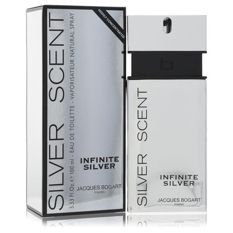 Silver Scent Infinite Silver by Jacques Bogart Eau De Toilette Spray 3.3 oz (Men)