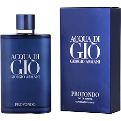 Acqua Di Gio Profondo By Giorgio Armani Eau De Parfum Spray 6.7 Oz