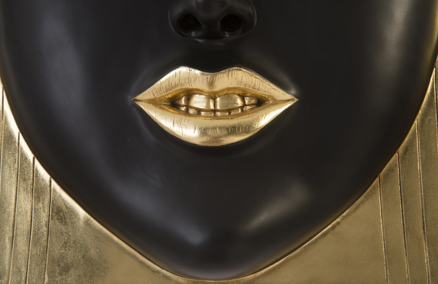 Gold Smiley Face Wall Art