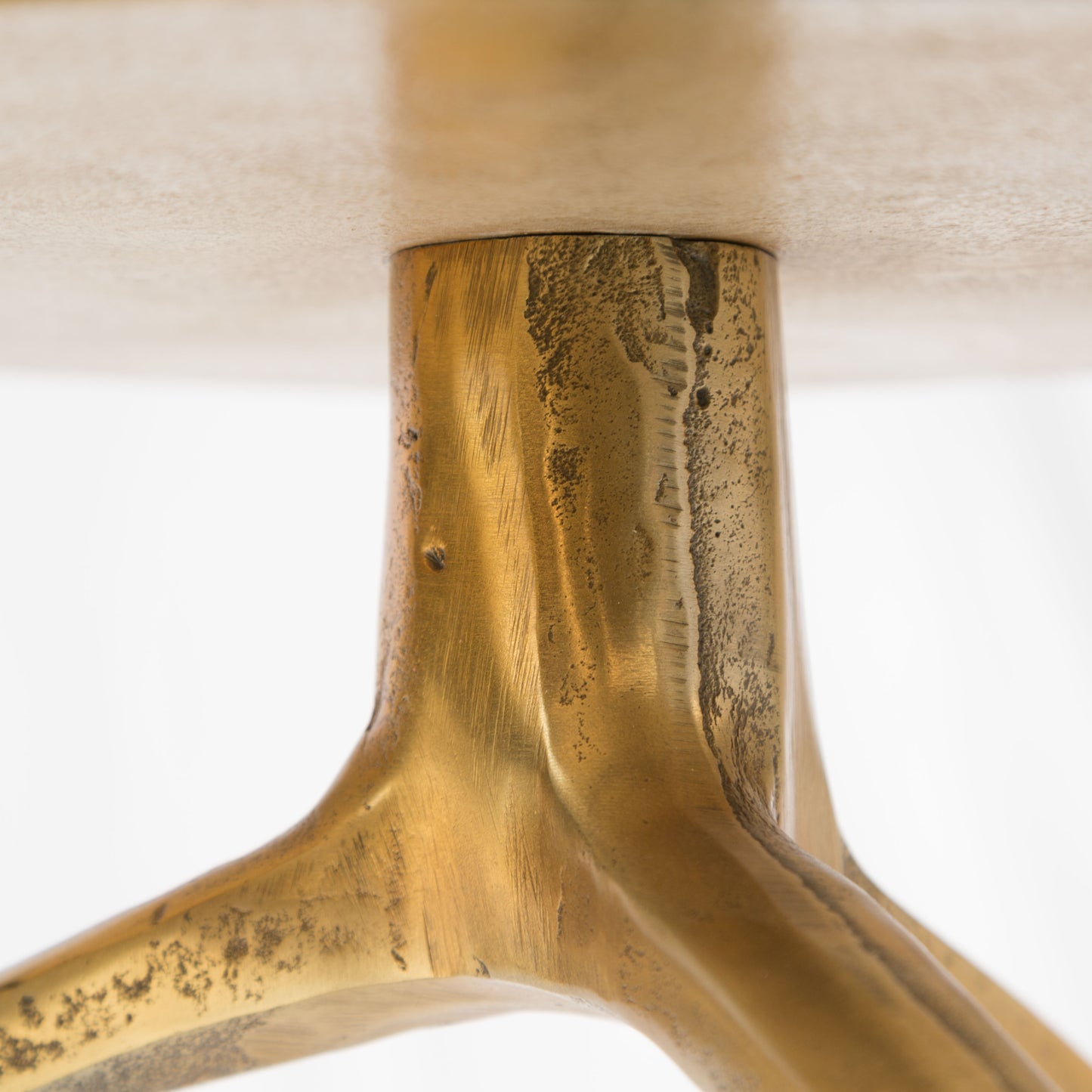 Como Accent Table Set Antique Gold