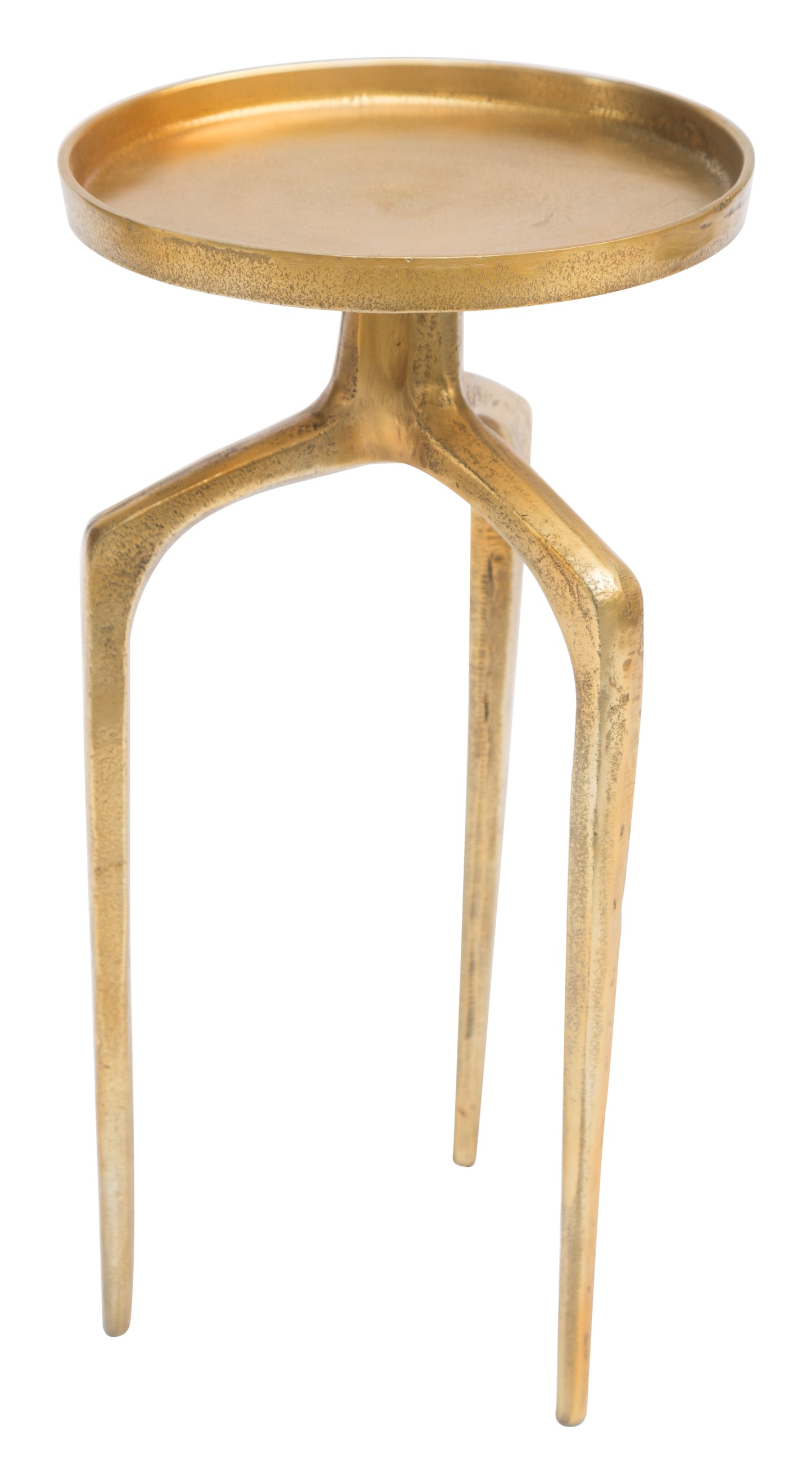 Como Accent Table Set Antique Gold
