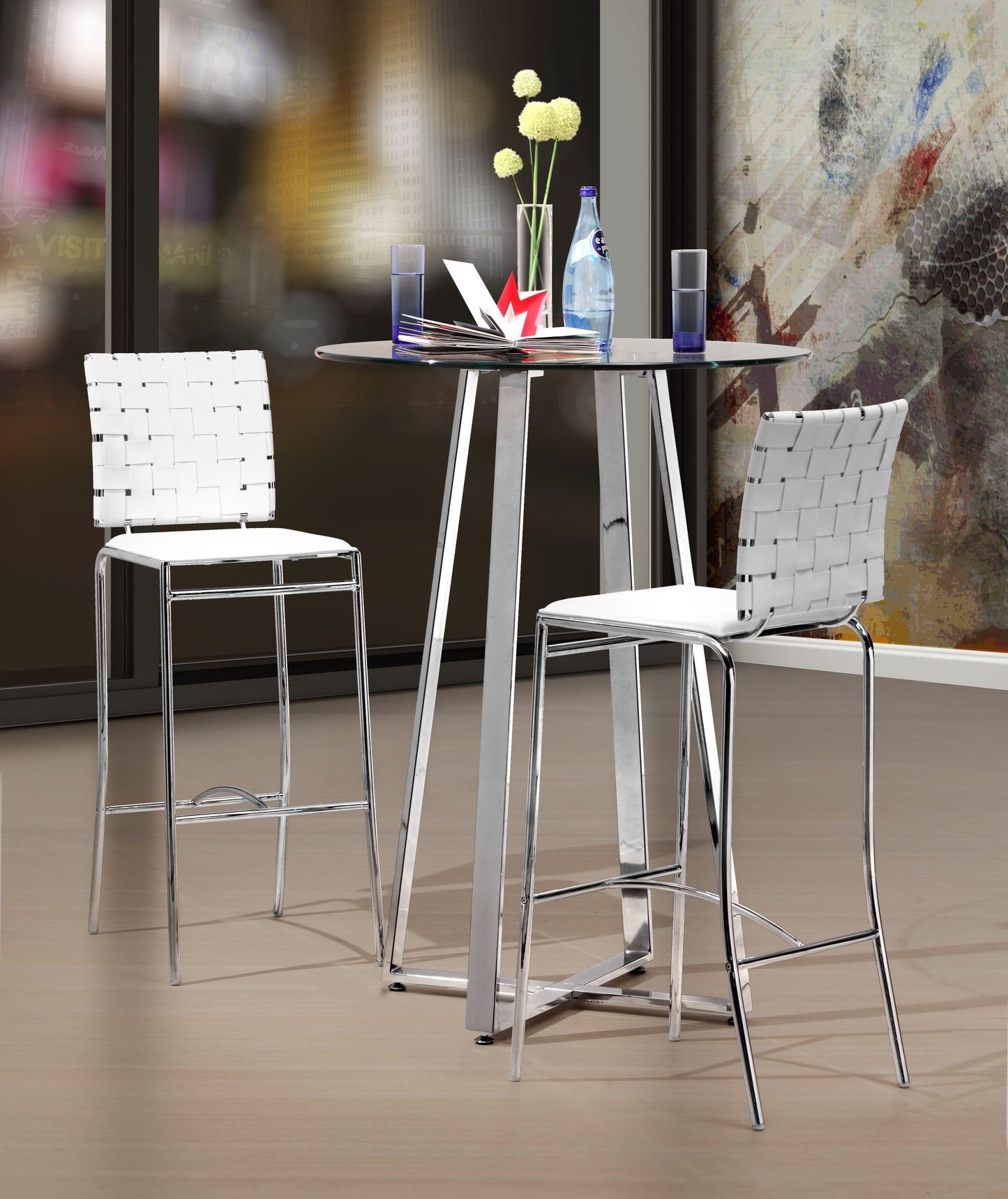 Criss Cross Barstool