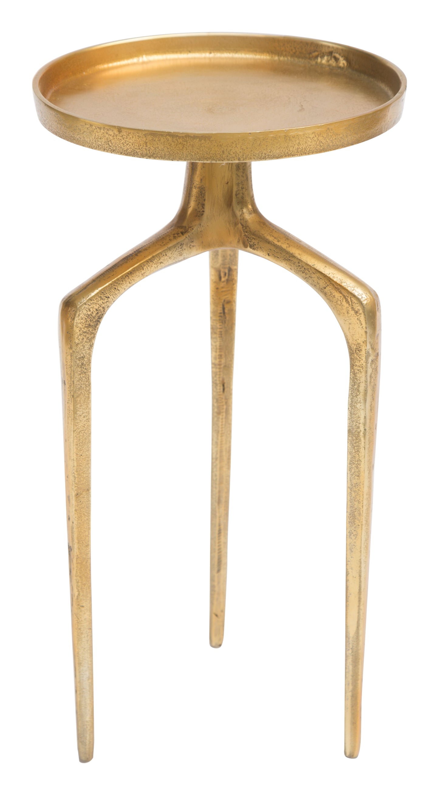 Como Accent Table Set Antique Gold