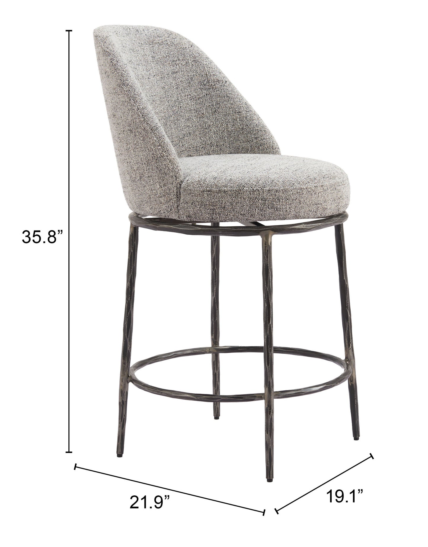 Nordhavn Swivel Counter Stool