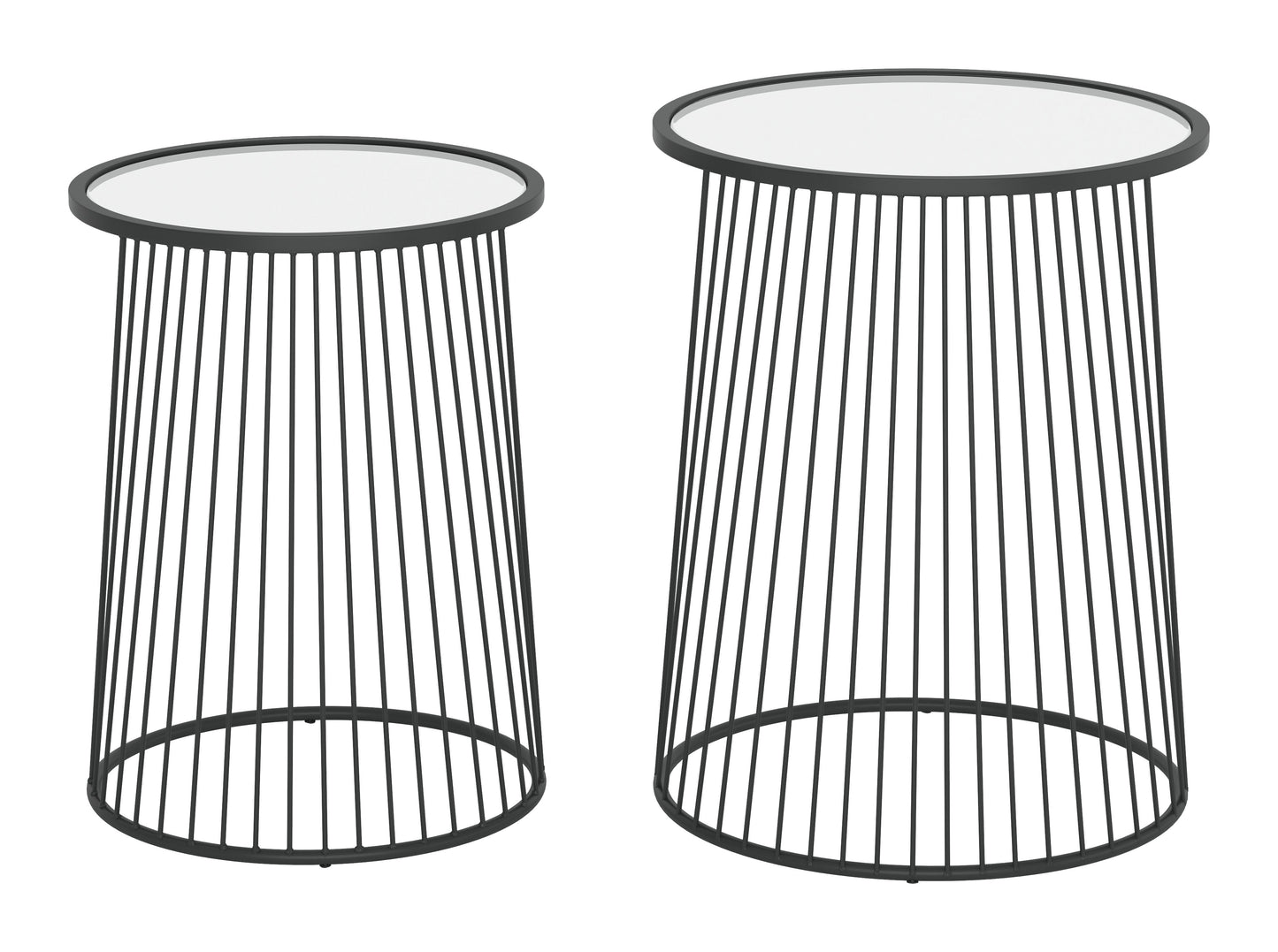 Shine Nesting Table Set Black