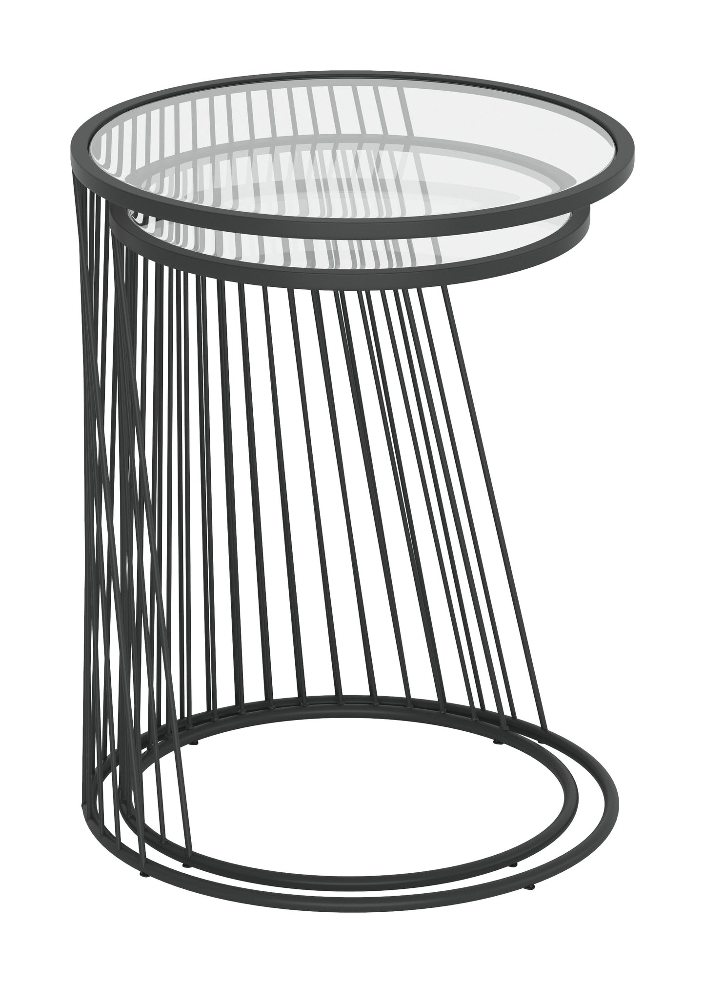 Shine Nesting Table Set Black