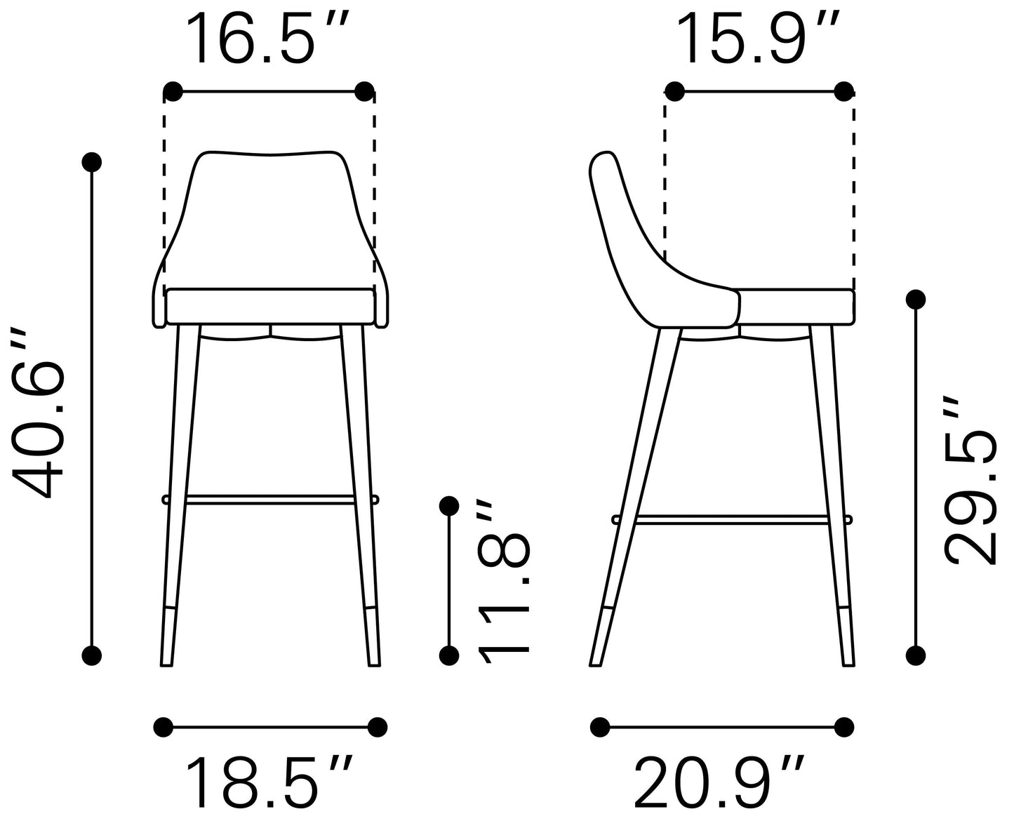 Piccolo Barstool
