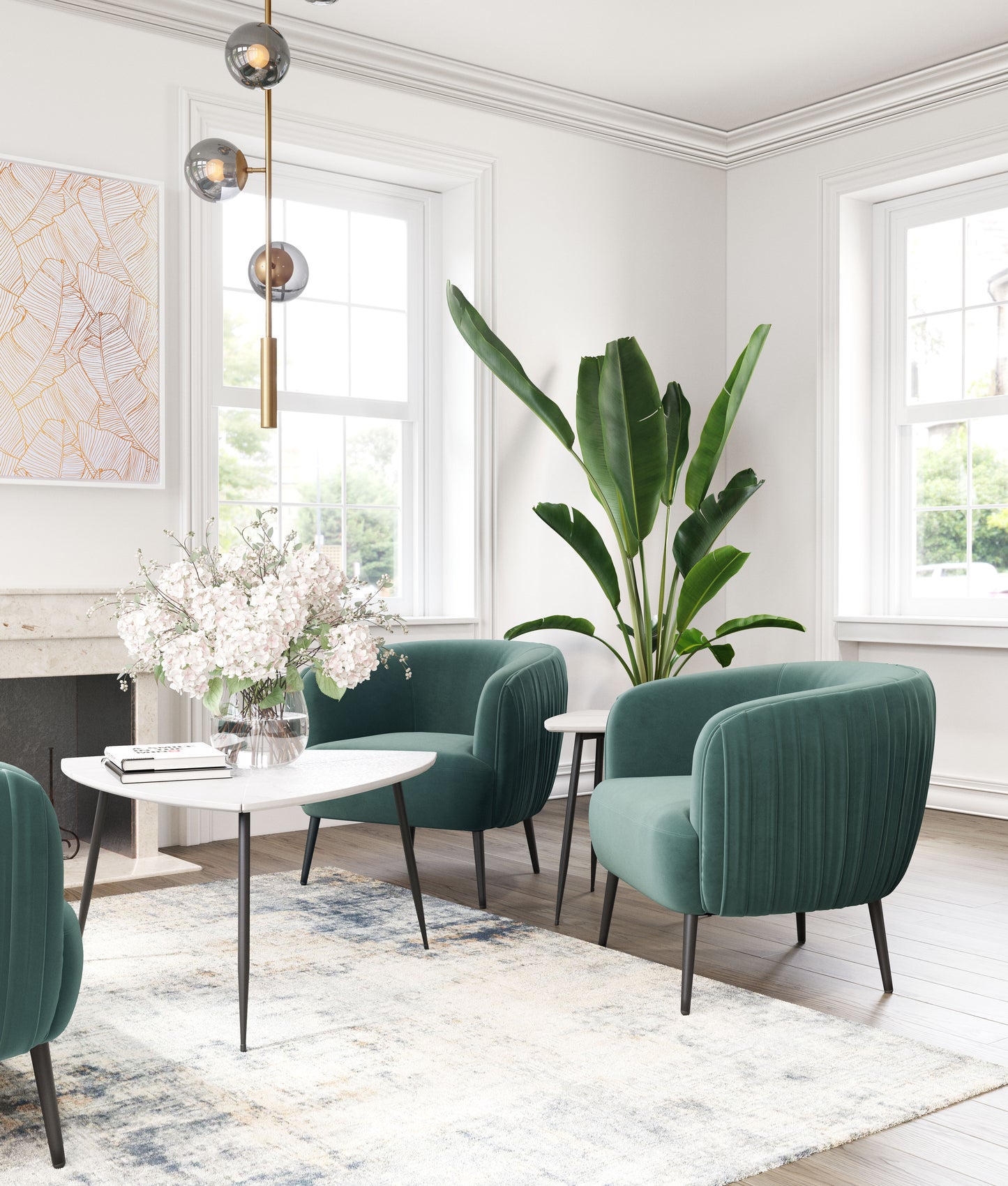 Karan Accent Chair Green
