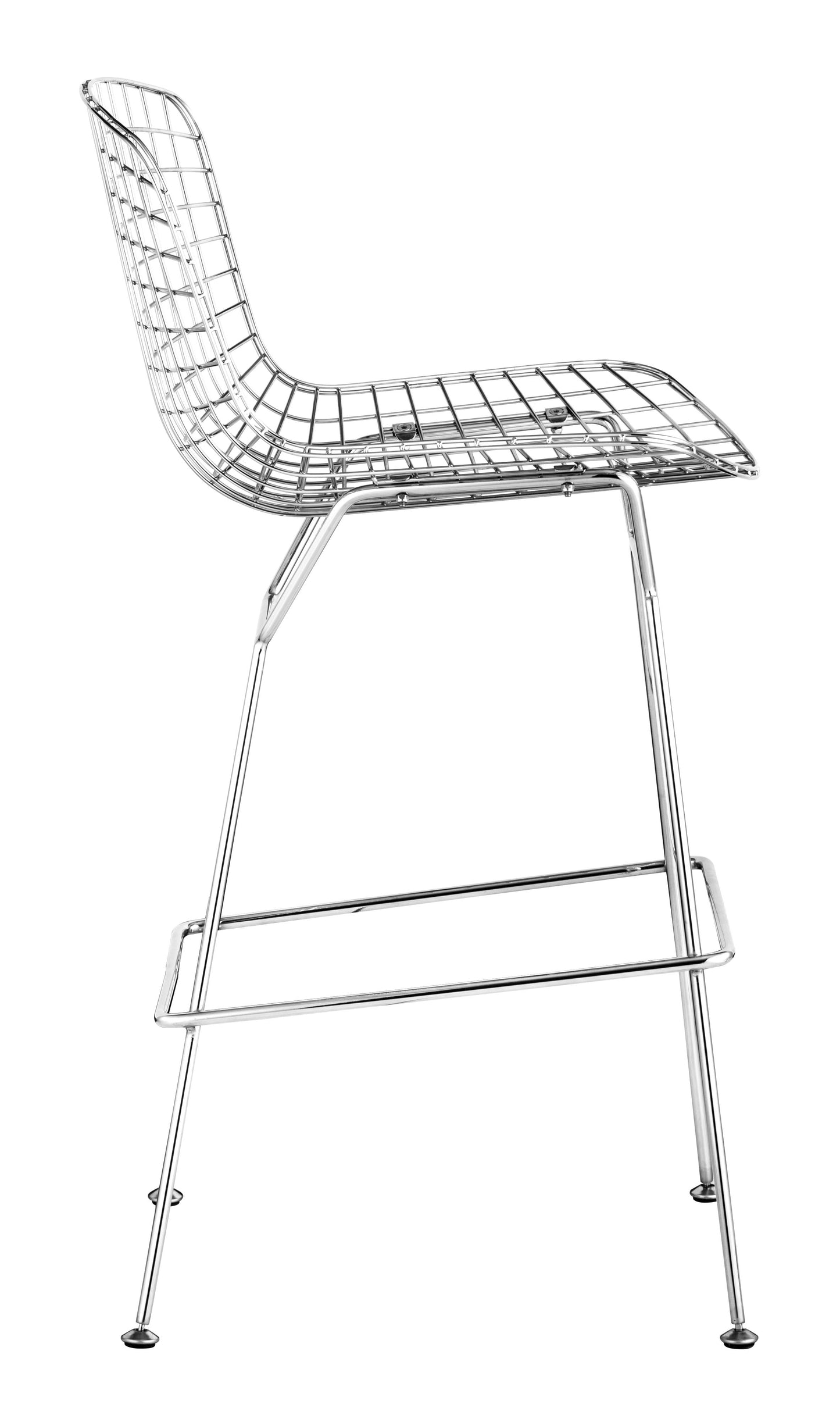 Wire Barstool Chrome