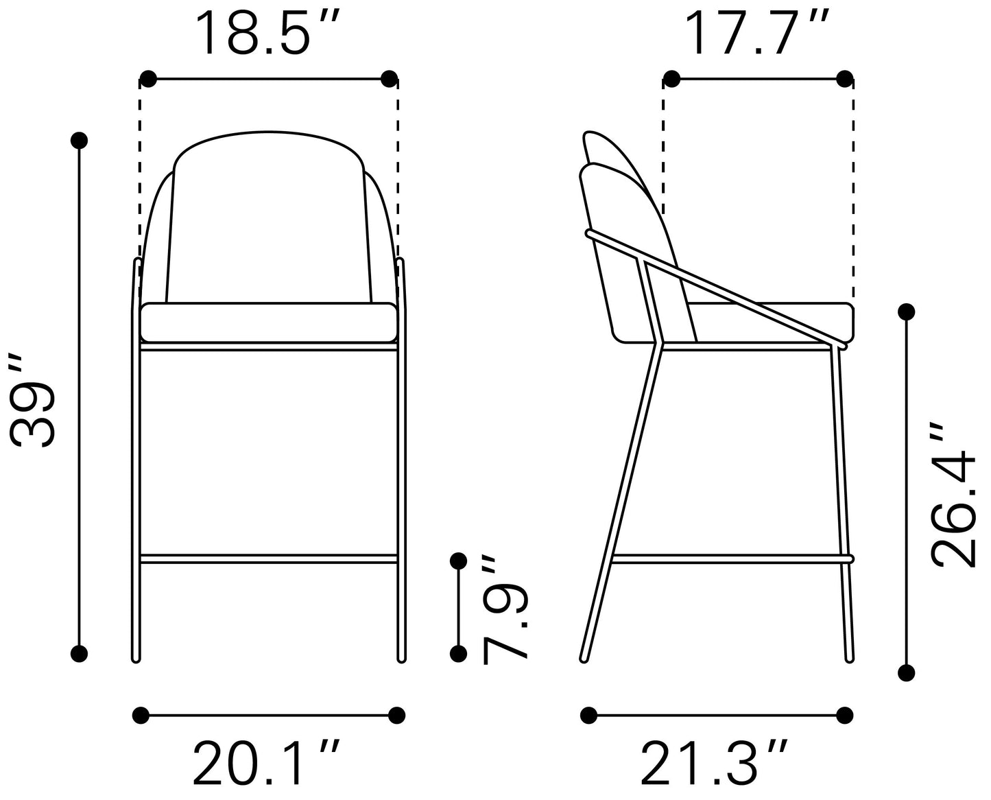 Jambi Counter Stool