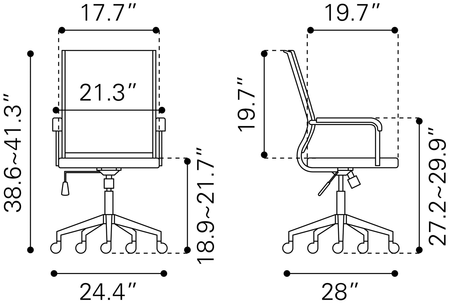 Auction Office Chair