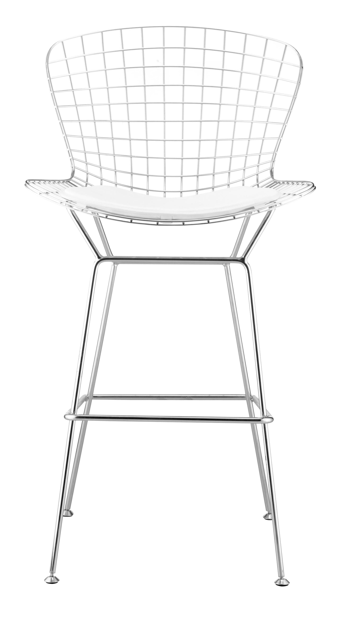 Wire Barstool Chrome