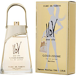 Udv Gold Issime By Ulric De Varens Eau De Parfum Spray 2.5 Oz (new Packaging)