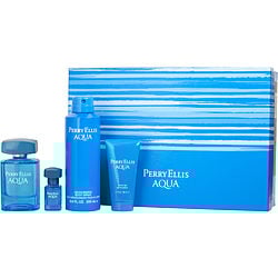 Perry Ellis Gift Set Perry Ellis Aqua By Perry Ellis