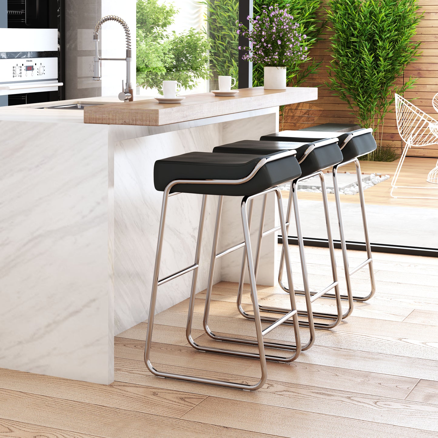 Wedge Barstool