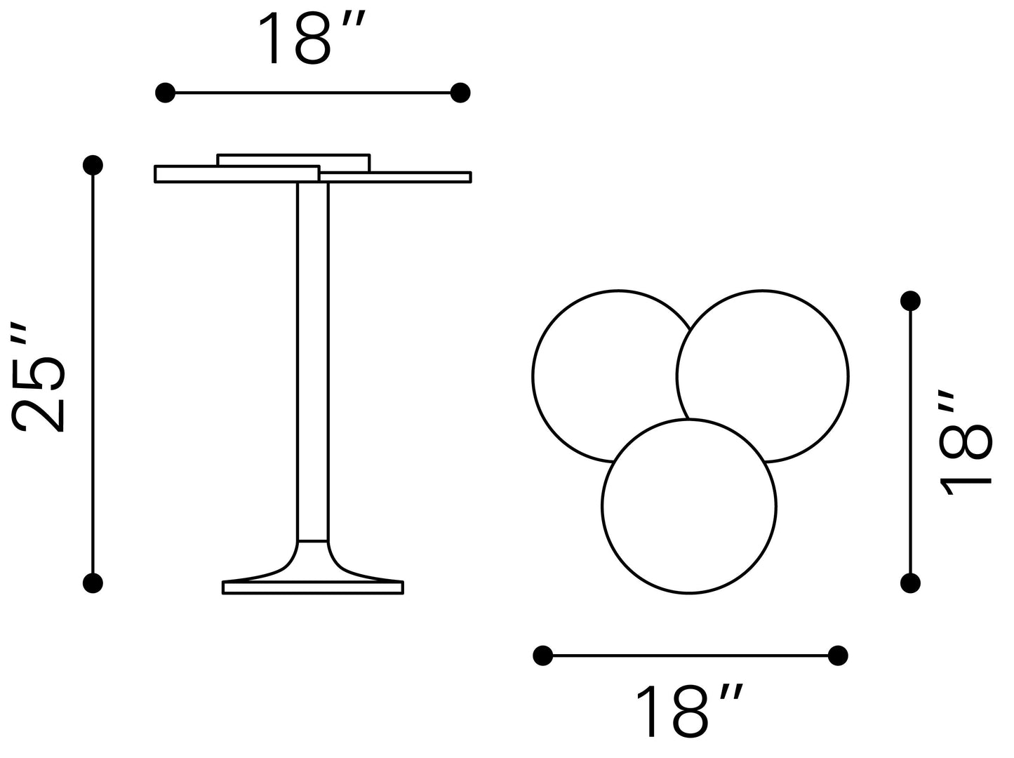 Dundee Accent Table Multicolor