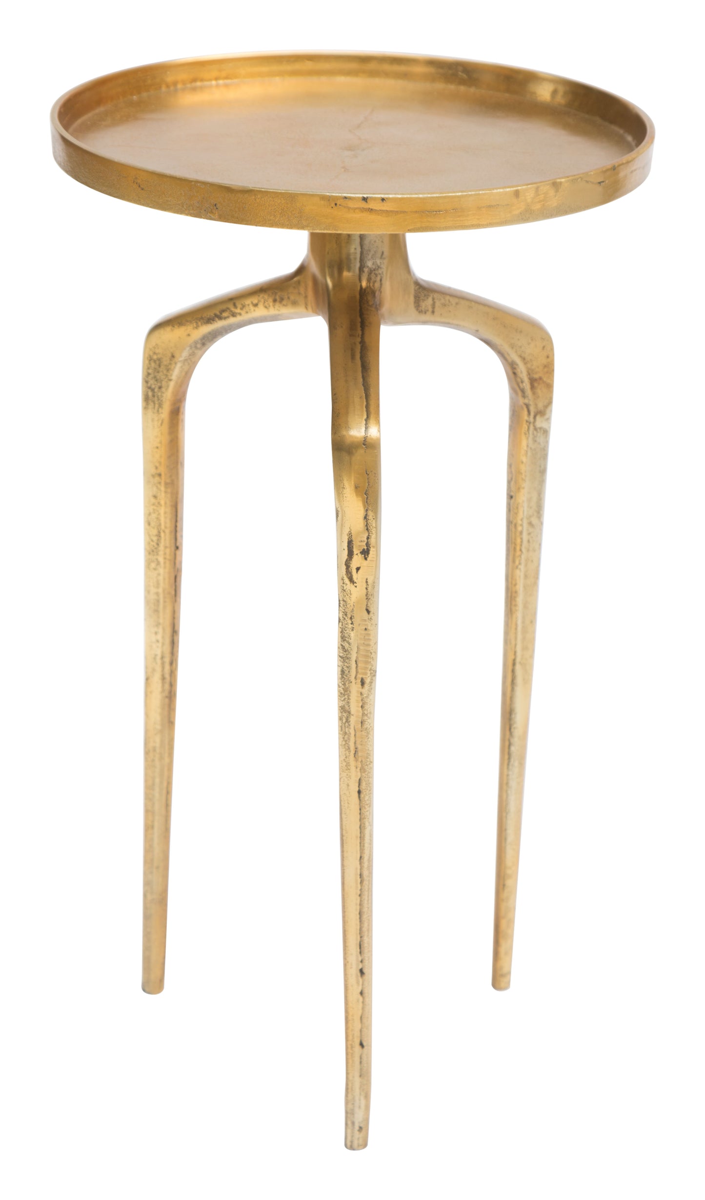Como Accent Table Set Antique Gold