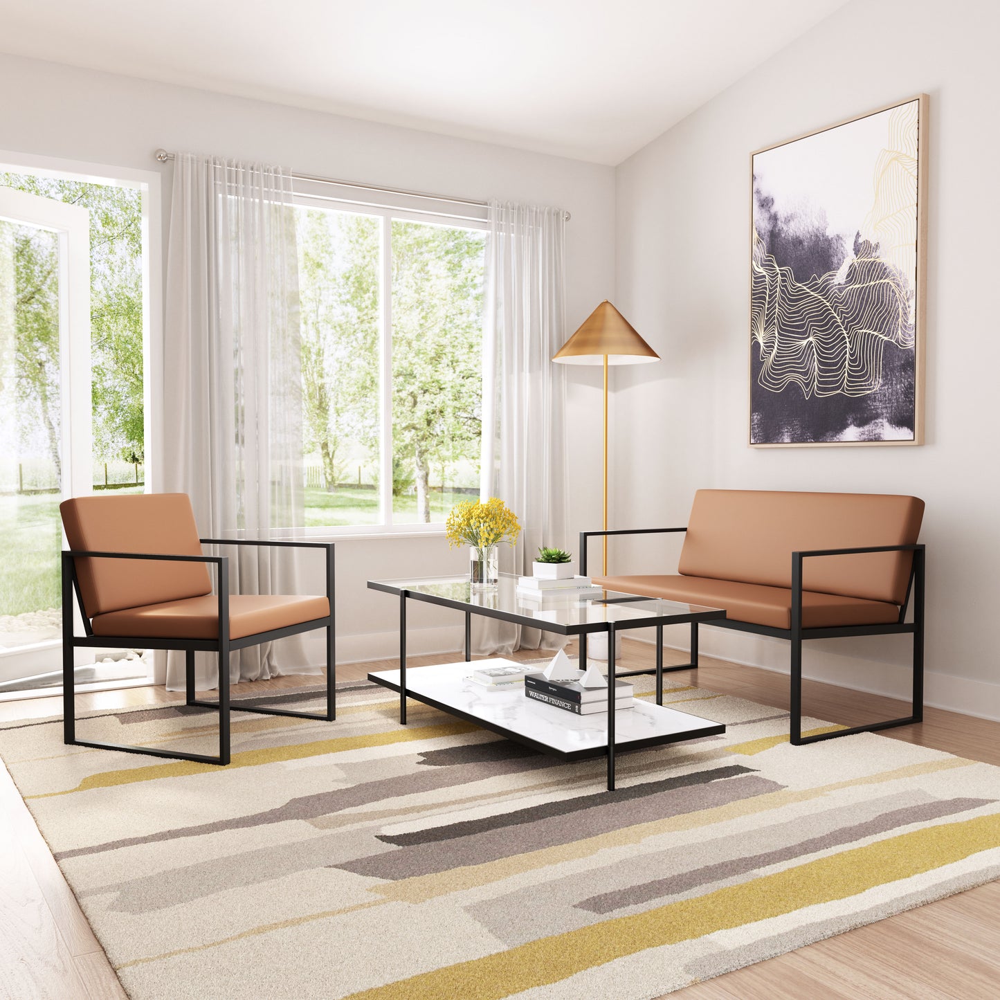 Claremont Armchair Brown