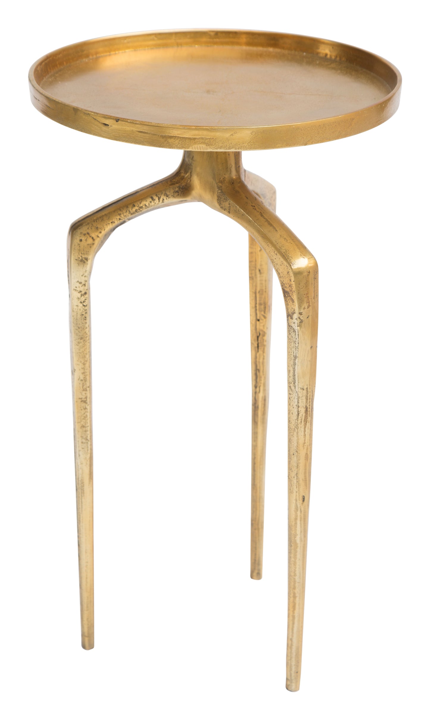 Como Accent Table Set Antique Gold