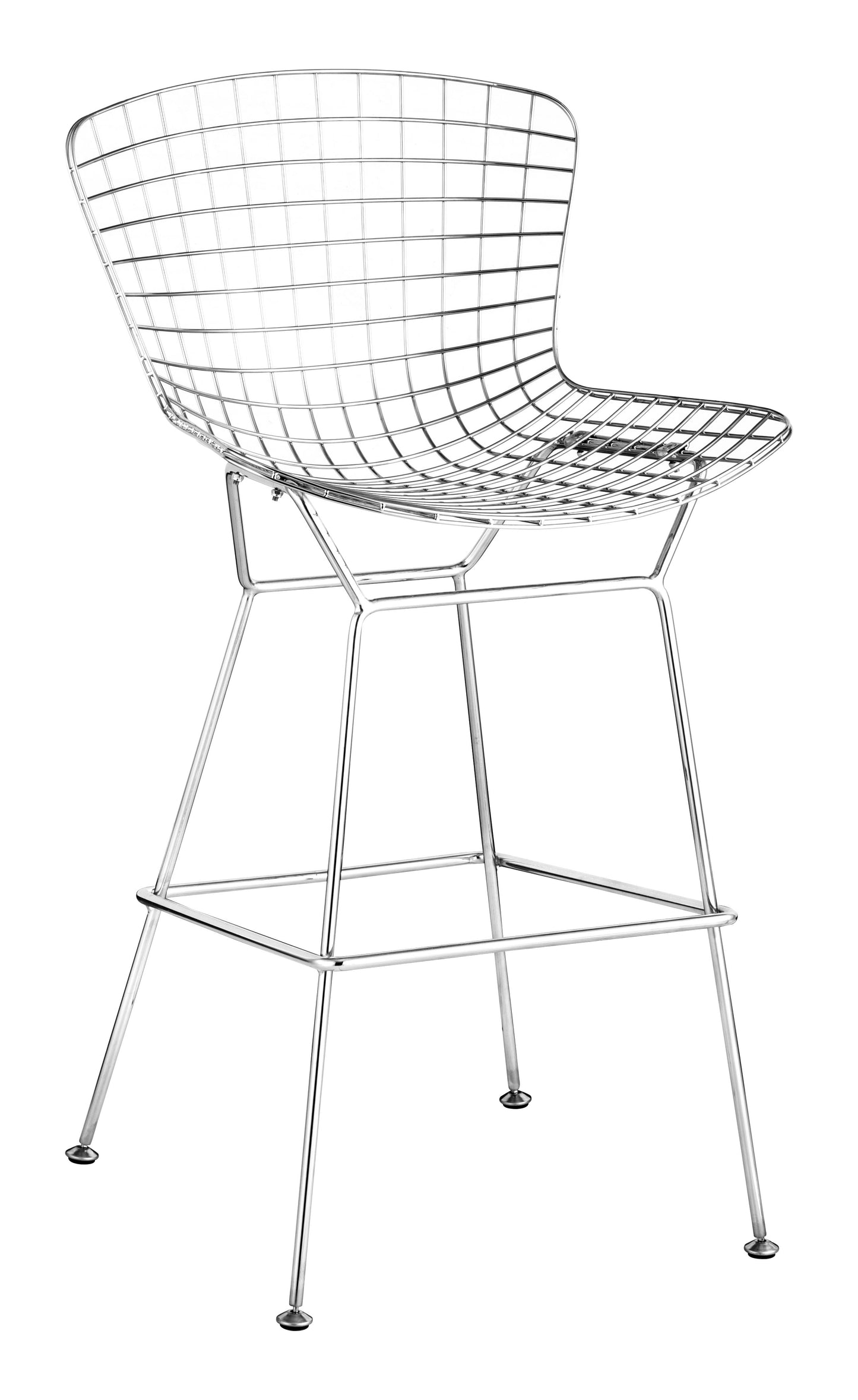 Wire Barstool Chrome
