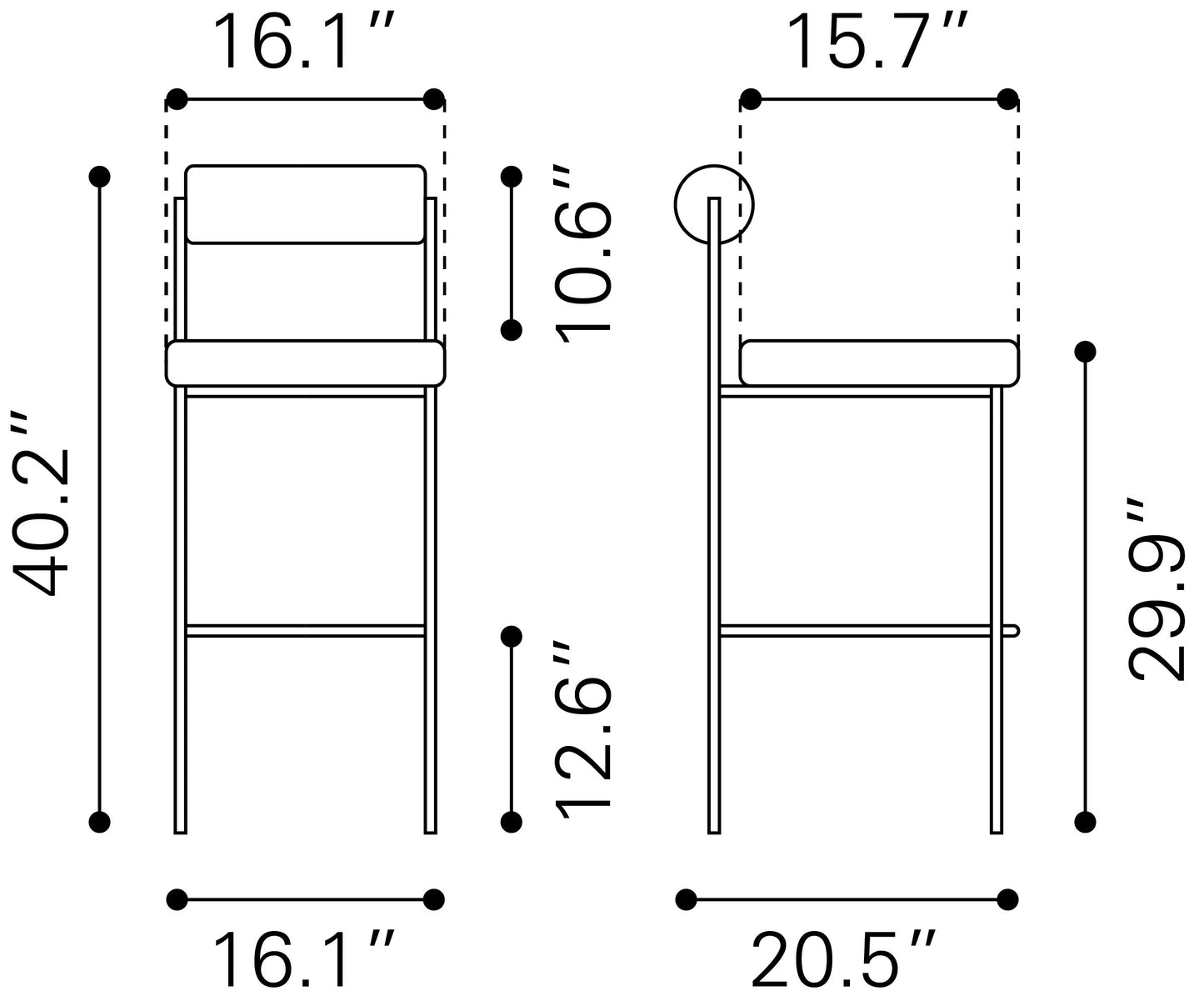 Livorno Barstool