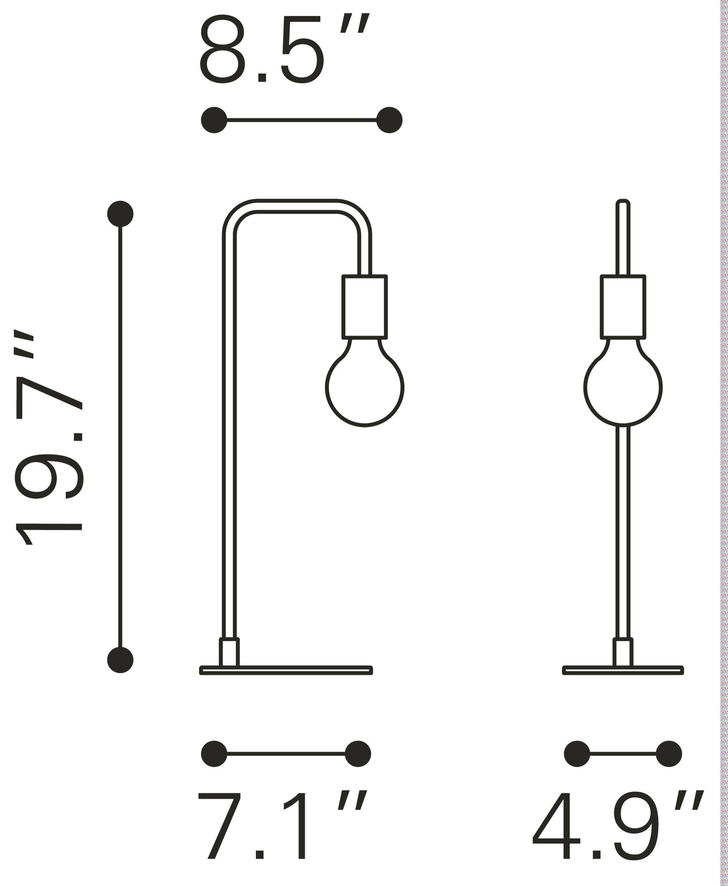 Martia Table Lamp Brass