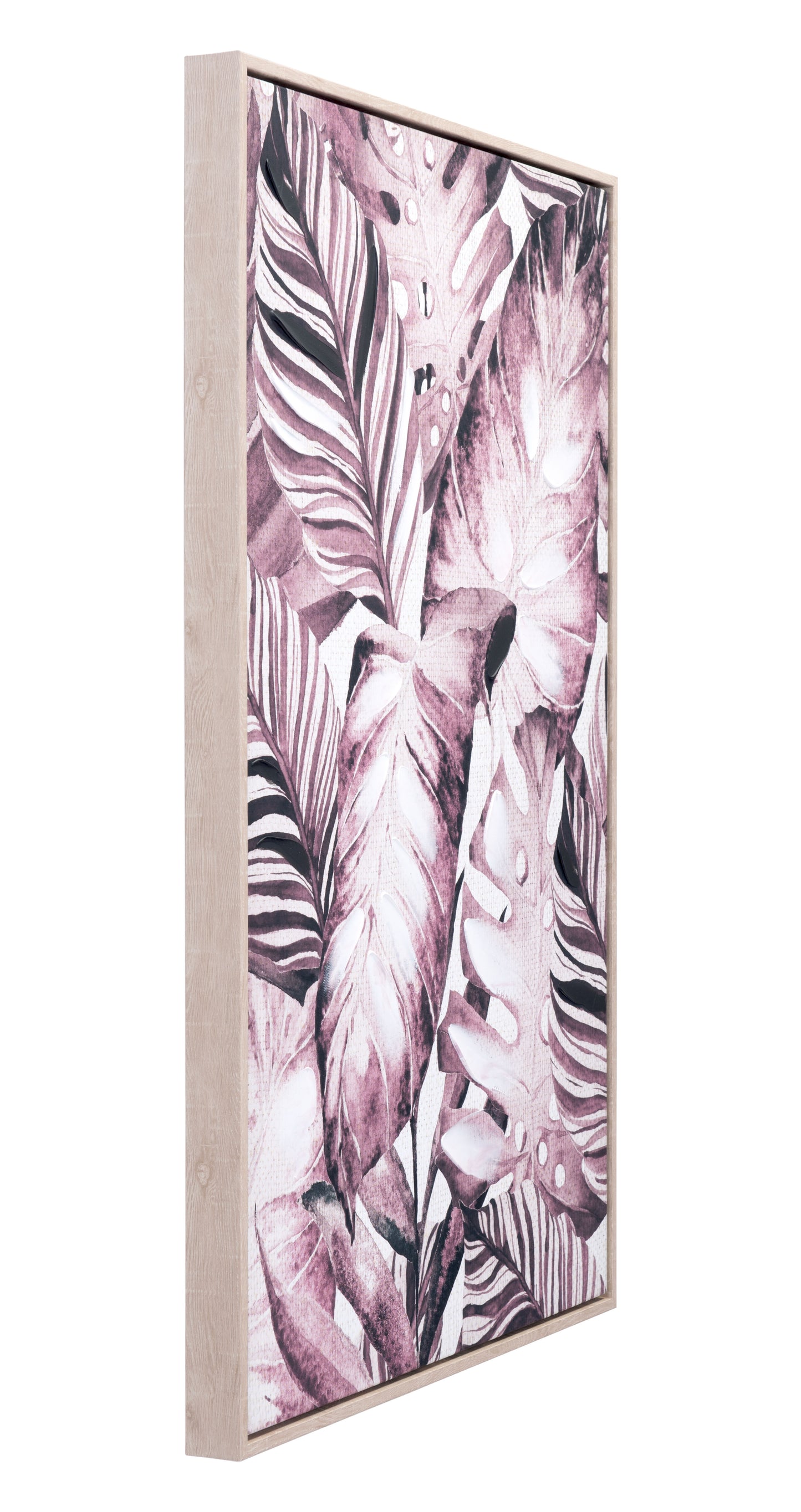 Tropical Palm Canvas Wall Art Multicolor