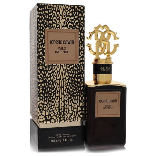 Roberto Cavalli Wild Incense by Roberto Cavalli Eau De Parfum Spray (Unisex) 3.4 oz (Women)