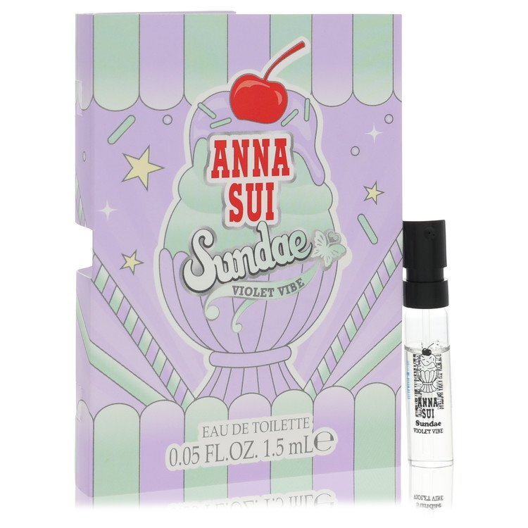 Anna Sui Sundae Violet Vibe by Anna Sui Vial (sample) .05 oz (Women)