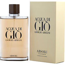Acqua Di Gio Absolu By Giorgio Armani Eau De Parfum Spray 6.7 Oz