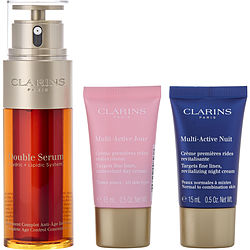 Double Serum 50ml + Multi-active Day Cream Ast 15ml + Multi-active Night Cream N/c 15ml + Double Serum Eye Sachet 0.9ml --4pcs