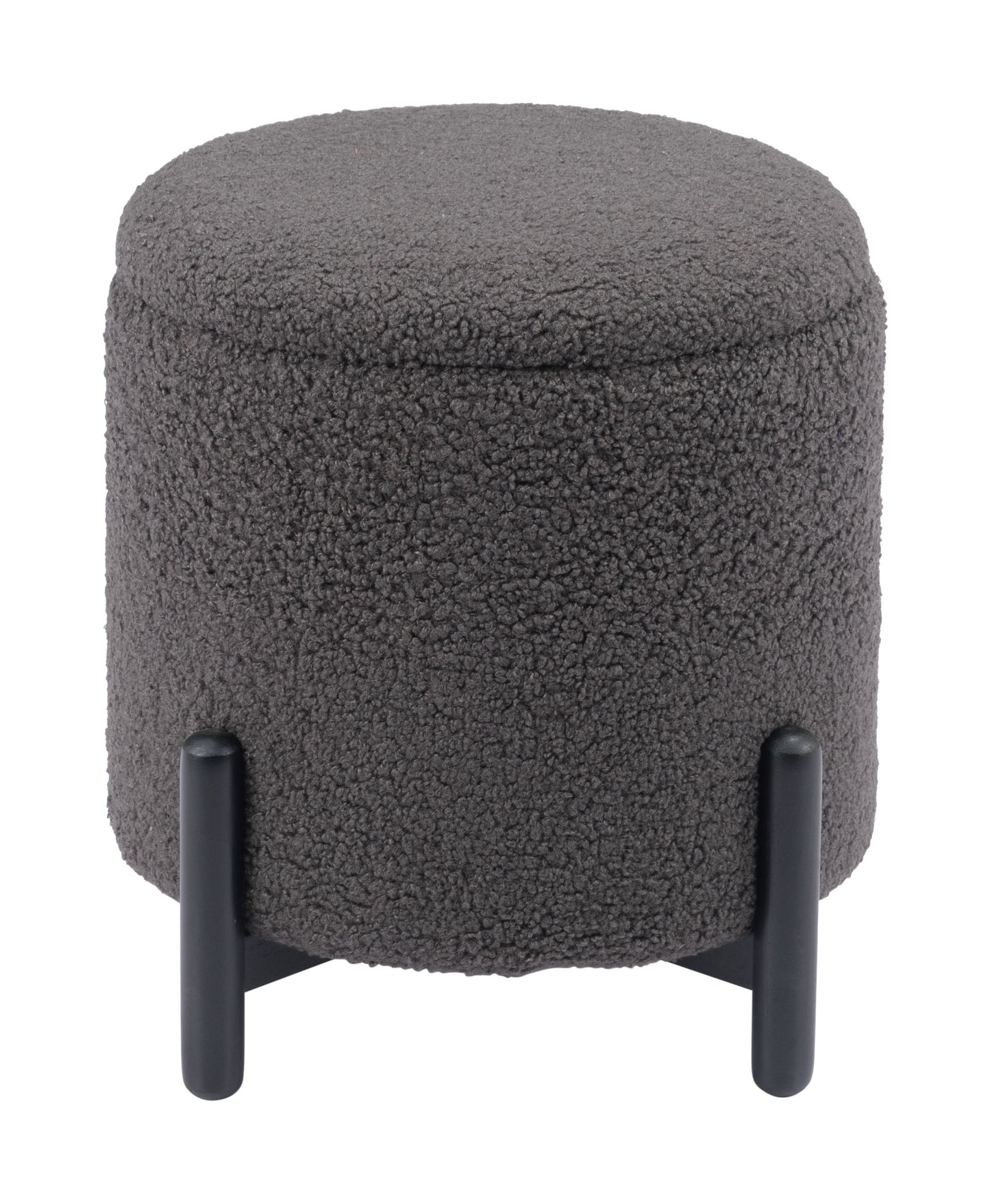 Calistoga Storage Ottoman Dark Gray