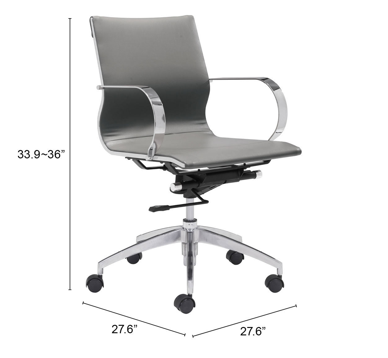 Glider Low Back Office Chair