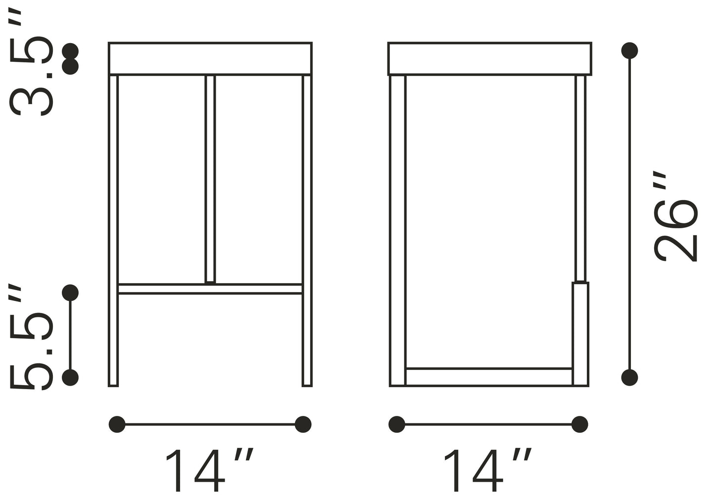 Darwen Counter Stool