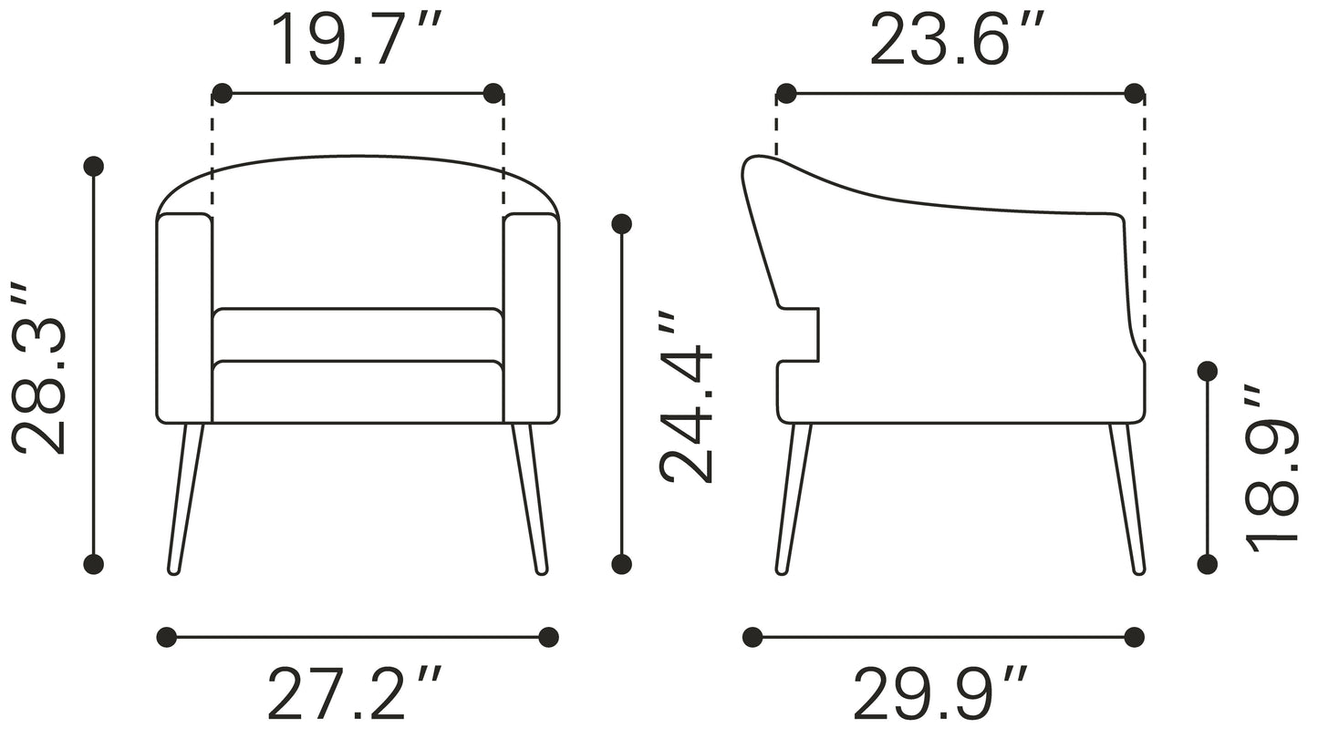 Berkeley Accent Chair Vintage