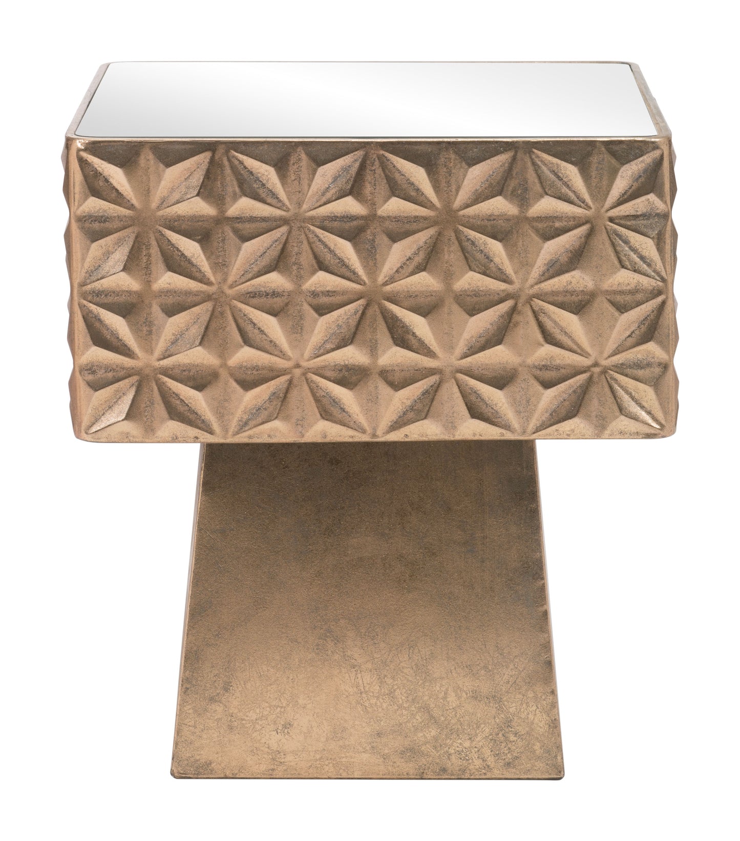 Mayan Side Table Gold