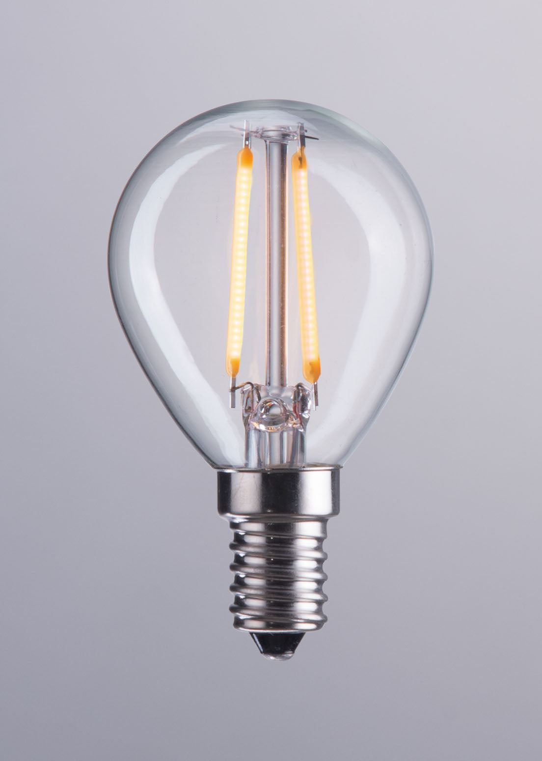 E12 G45 2W 80x45mm LED Light Bulb Clear