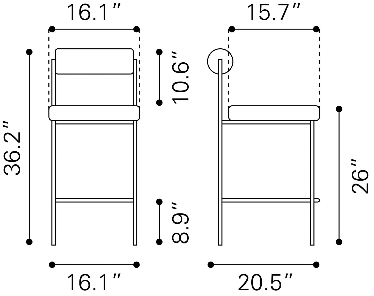 Livorno Counter Stool