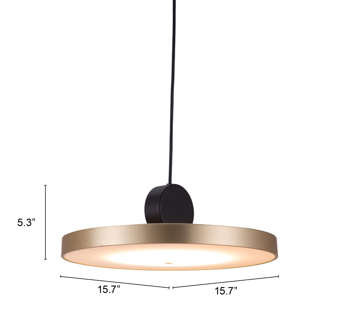 Mozu Ceiling Lamp Gold & Black