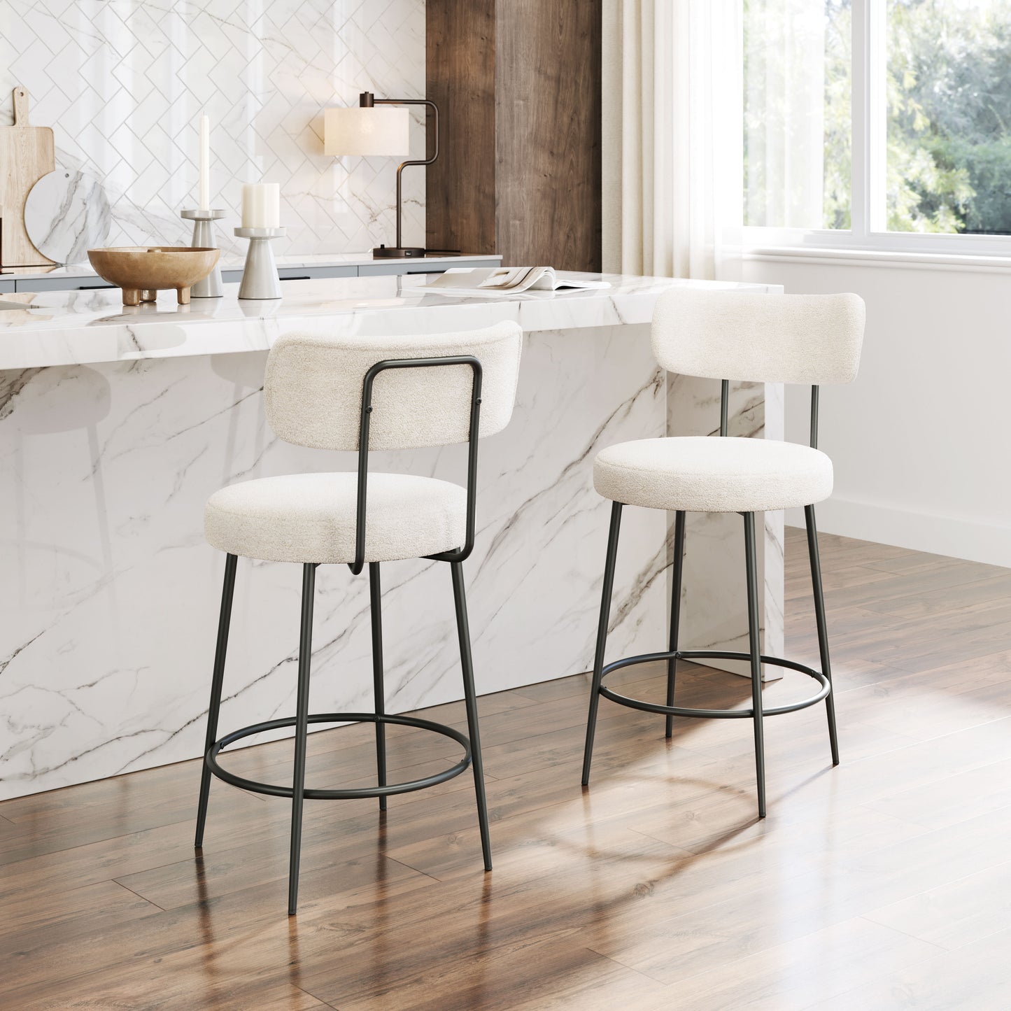 Blanca Counter Stool Ivory