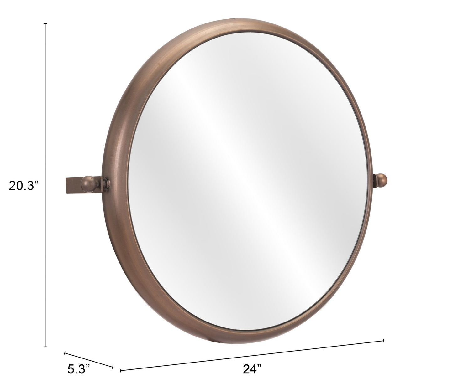 Rand Mirror Bronze