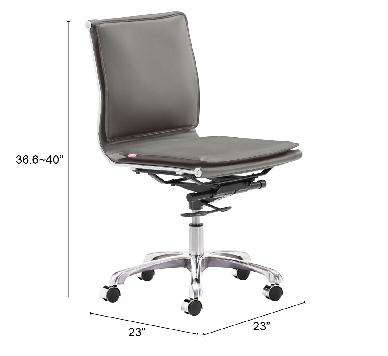 Lider Plus Armless Office Chair