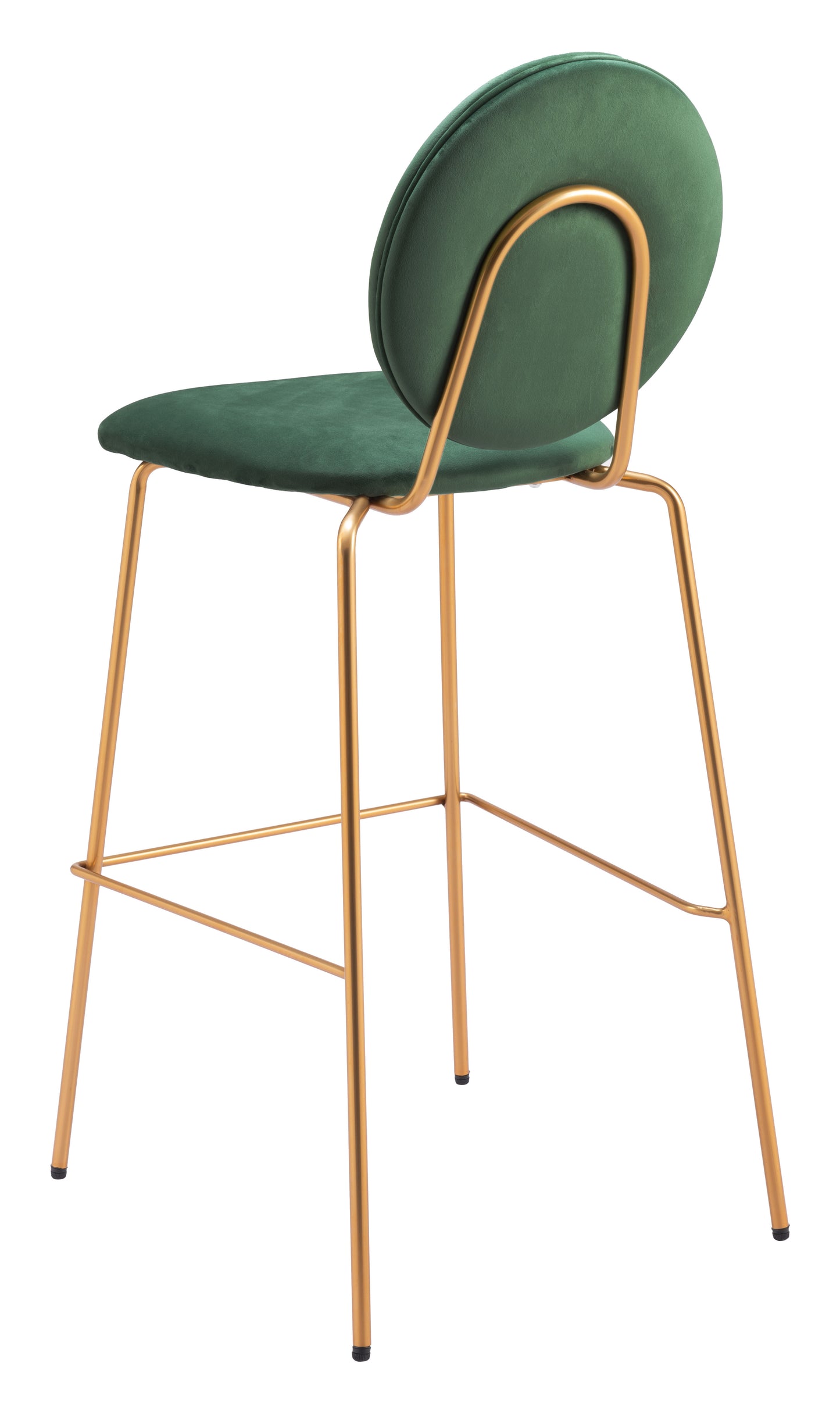 Odessa Barstool Green & Gold