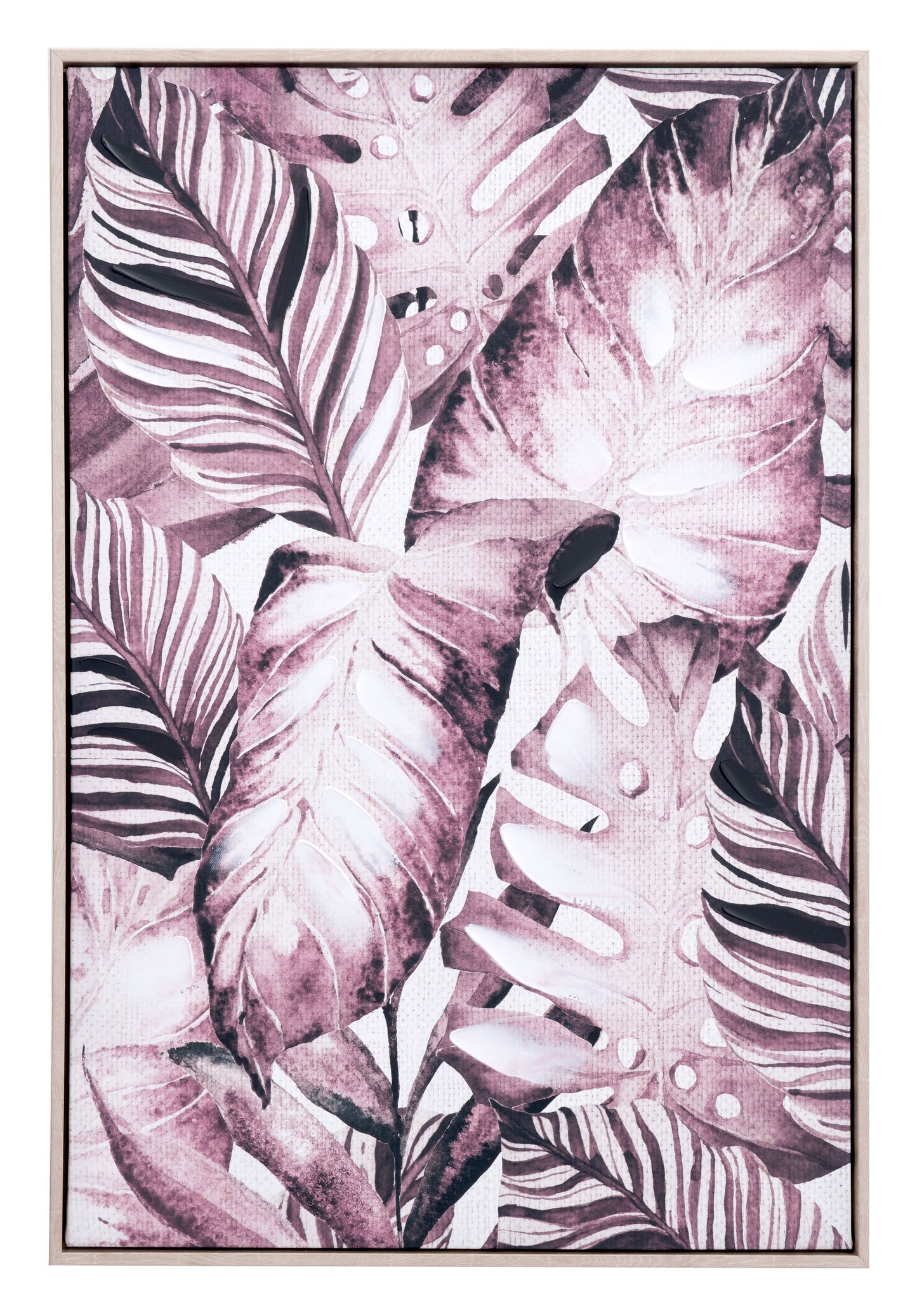 Tropical Palm Canvas Wall Art Multicolor