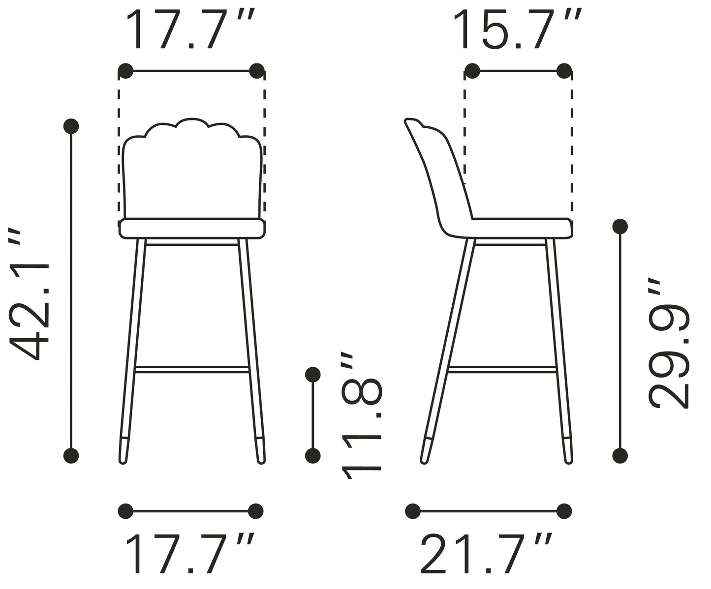 Zinclair Barstool