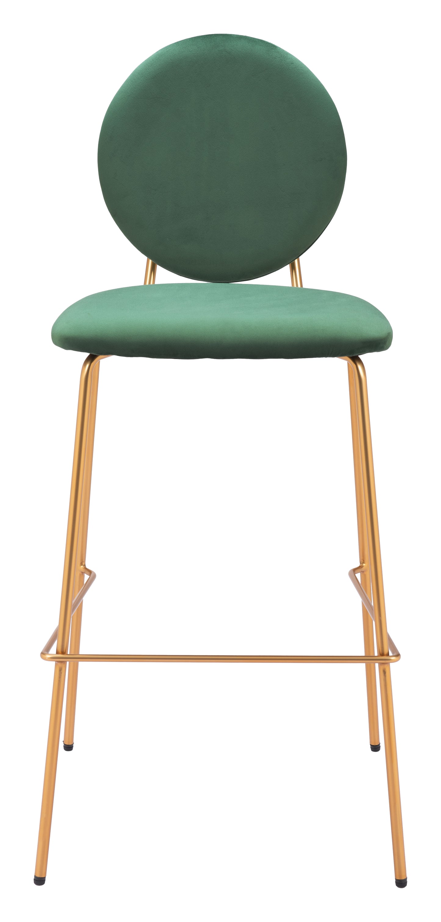 Odessa Barstool Green & Gold