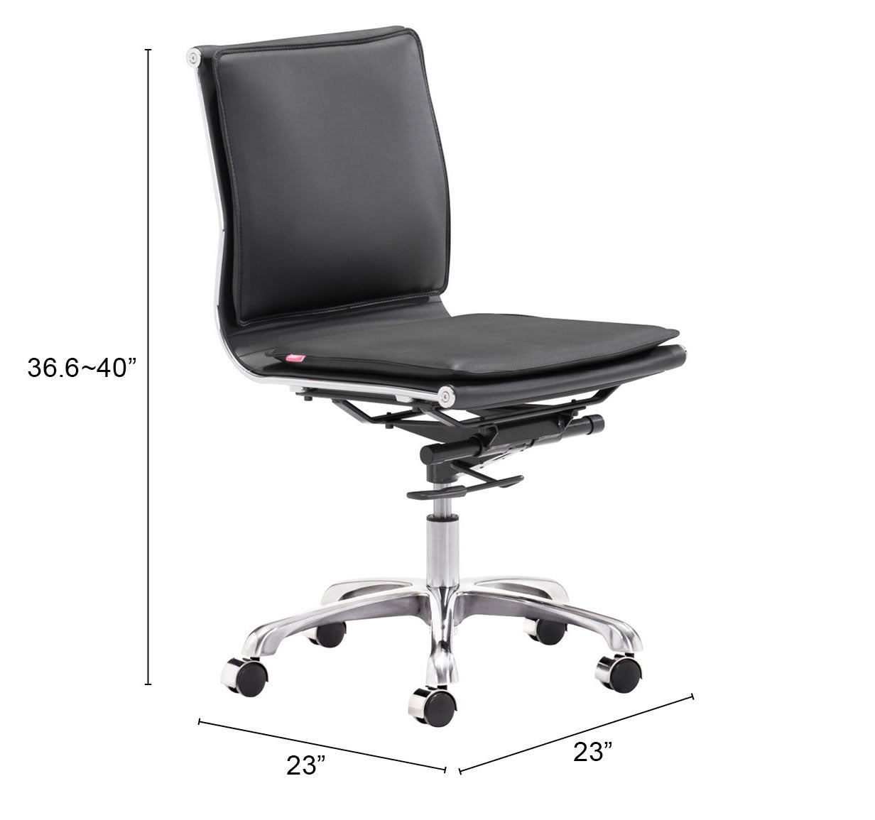 Lider Plus Armless Office Chair