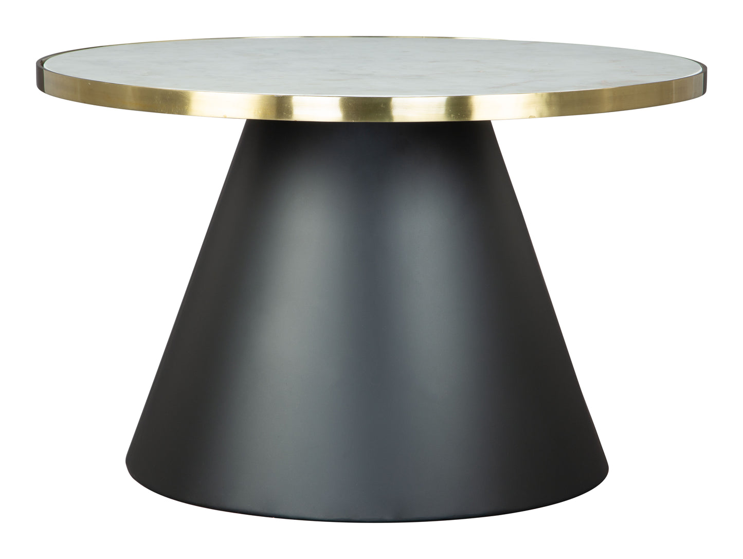 Nuclear Coffee Table White, Gold & Black