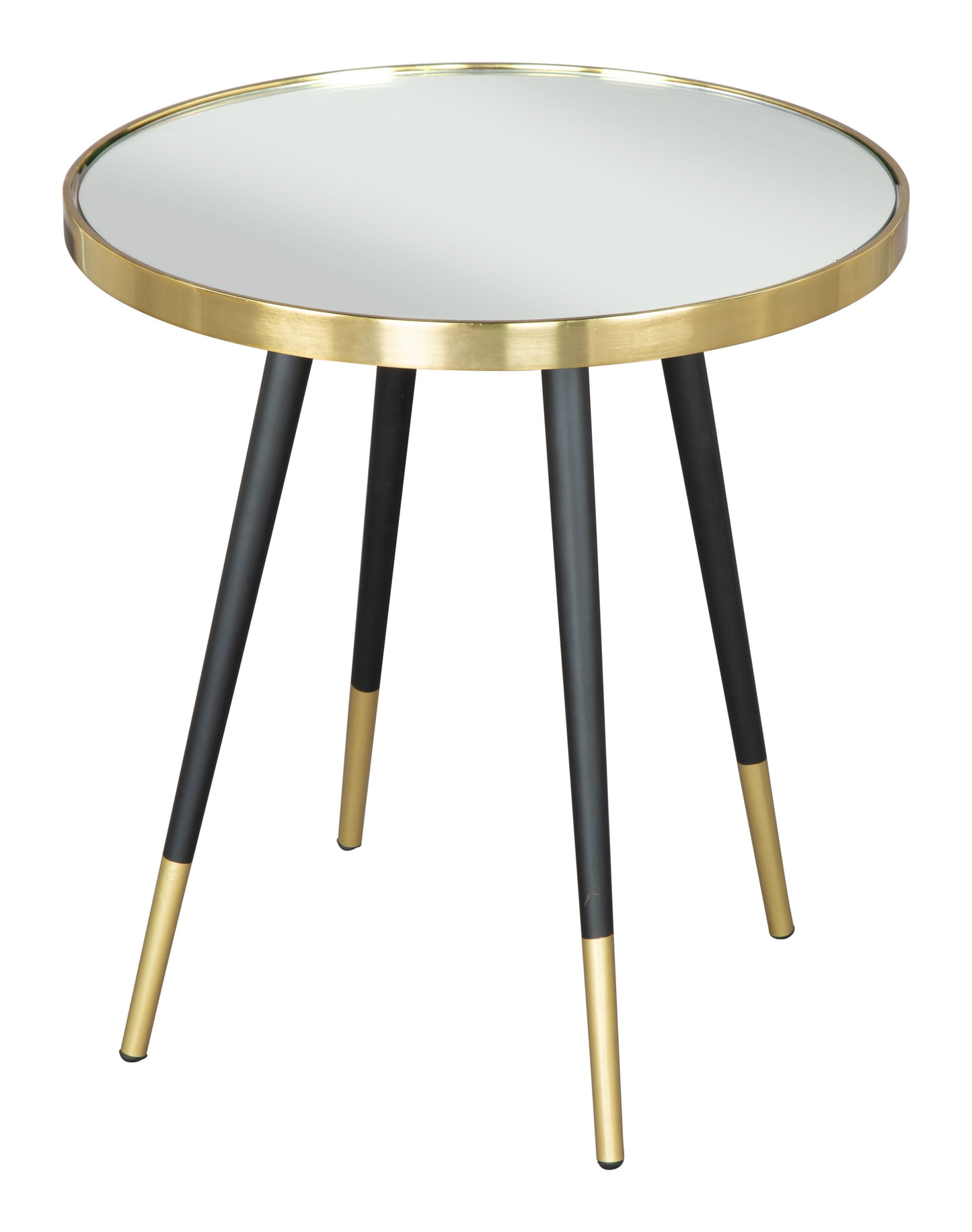 Particle Side Table Gold & Black